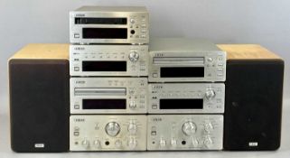 TEAC STEREO SEPARATES SYSTEM, seven units with matching speakers Provenance: deceased estate Ynys