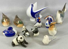 'MADE IN USSR' ORNAMENTAL COLLECTION, also others, and a Sargadelos ornamental bird Provenance: