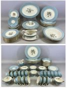 ROYAL DOULTON ROSE ELEGANS & REFLECTION TABLEWARE, including tureens, serving bowls, and oval