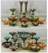 CARNIVAL & SIMILAR GLASSWARE, a fine large collection Provenance: private collection Ynys Môn