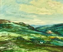 ‡ ROBERT EVANS HUGHES (1896-1970) mixed media - entitled 'In the Nant Ffrancon Pass', signed lower