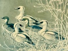 CHARLES FREDERICK TUNNICLIFFE (1901-1979) limited edition (80/500) print - ducks, signed in