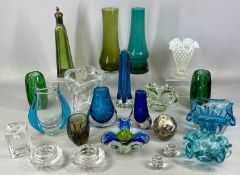 ART GLASSWARE & OTHER ASSORTMENT, a large quantity Provenance: private collection Ynys Môn