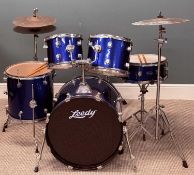 LEEDY DRUM KIT to include base, stool, sticks, etc Provenance: deceased estate Ynys Môn