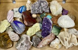 SELECTION OF MINERAL STONES ETC. Provenance: private collection Ynys Môn