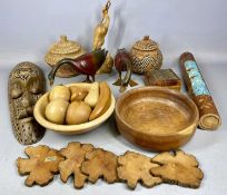 AFRICAN WALL MASK and other ornamental pieces Provenance: private collection Ynys Môn