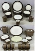 HORNSEA CONTRAST PATTERN TABLEWARE, approx. 20 pieces, including circular tureen and cover, and
