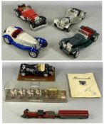 BURAGO FIVE DIECAST SCALE MODEL VINTAGE SPORTS CARS, Queen's Silver Jubilee 1977 scale model royal