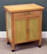 KITCHEN ISLAND TYPE WORK STATION/TROLLEY, 86 (h) x 75 (w) x 48cms (d) Provenance: deceased estate