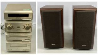 TECHNICS SEPARATES HI-FI SYSTEM, stereo tuner, stereo amplifier, compact disc player, stereo