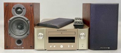 MARANTZ CD RECEIVER M-CR612, and pair of Wharfedale speakers Provenance: deceased estate Ynys Môn