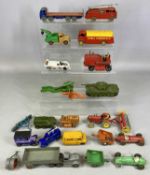 VINTAGE DIECAST SCALE MODEL VEHICLES, including Dinky Supertoys AEC tanker no. 991, Dinky Toys