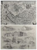 GELDART limited edition (61/250) print - 'Prestbury, May 1991', signed and numbered in pencil, 45.