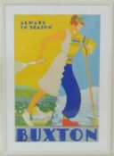 ORIGINAL DESIGN FOR BUXTON TRAVEL POSTER 'ALWAYS IN SEASON', By Gladys Williamson, gouache, 75 x
