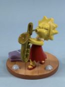 COALPORT CHARACTERS SIMPSONS FIGURE by Matt Groening, 'Yellow Girl Blues', model no. TS08, 12cms (