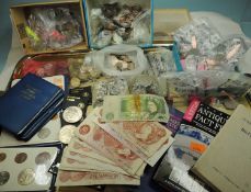 QUANTITY OF MIXED BRITISH COINS, including approx. 130 20p coins, approx. 70 special edition 50p