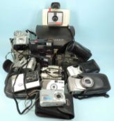 ASSORTMENT OF VINTAGE CAMERAS, including Kodak Disc 4000, assorted pocket cameras, Kodak Brownie