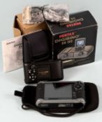 PENTAX DIGIBINO DB 100 DIGITAL CAMERA BINOCULARS, boxed with accessories; and Epson Multimedia