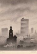 TREVOR GRIMSHAW (British, 1947-2001) limited edition (317/550) print - untitled, signed and numbered