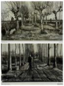 VINCENT VAN GOGH (Dutch, 1853-1890) two edition and colour correction Rijksmuseum prints - 'Der Laan