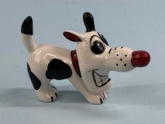 LORNA BAILEY 'DASHY THE DOG' FIGURE, signed in black, 11cms (h) Provenance: private collection