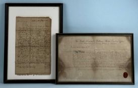 MARITIME INTEREST, letter dated 13th August 1811 from Portsmouth, relating to Lord Wellington and