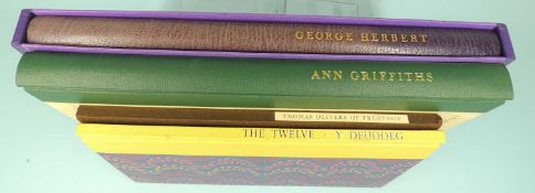 FOUR GWASG GREGYNOG BOOKS, comprising Herbert (George) 'Sundrie Pieces', 2003, with outer card