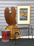 ORIGINAL DESIGN FOR A TRAVEL POSTER 'BROADSTAIRS', designed by D.W. Burley, framed, 60 x 42cms;