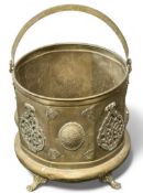 MIDDLE EASTERN COPPER COAL BIN for the Western market, 41cms Provenance: private collection