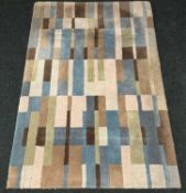 VINTAGE HABITAT WOOLLEN RUG, 180 x 118cms Provenance: The collection of Philip Clarkson