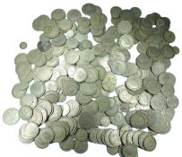 QUANTITY OF BRITISH PRE-1947 SILVER COINS, approx. 2875g Provenance: private collection Flintshire