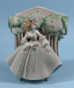 CLARICE CLIFF NEWPORT POTTERY 'LADY ANNE' WALL POCKET, 20 (h) x 17cms (w) Provenance: private