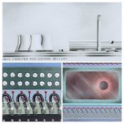 PHIL CLARKSON oil on canvas - entitled 'Contour Panel', signed, 71 x 52cms; another painting by