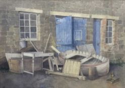 PETER W. J. NEALE watercolour - 'Not for Sail', signed, 21 x 29cms Comments: framed