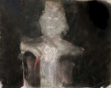 PAUL JOYNER mixed media - 'Gwaed Crist', signed and dated 2018, 41 x 57cms Comments: framed