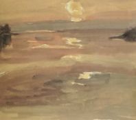 SIR KYFFIN WILLIAMS RA (1918-2006) limited edition (121/250) print - 'Golden Sunset Beach',