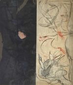 MAURICE COCKRILL (1936-2013) limited edition (26/35) etching - 'Place of Fire', signed and dated