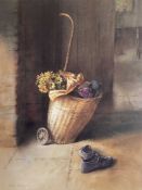 GERRY BALL (b. 1948) limited edition (22/450) digital print - 'Yellow Chrysanthemums', signed, 39