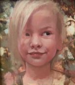 MARY GRIFFITHS (b. 1956) oil on panel - 'Pip', signed verso, dated 2025, 18 x 16cms Comments: