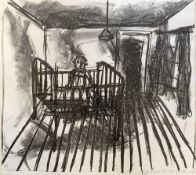 SHANI RHYS JAMES (b. 1953) artist's proof lithograph - 'The Black Cot', signed and dated 2007, 40