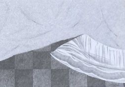 PHILIP MCMULLEN (b. 1955) pencil - 'Let the Mountain Rejoice', signed, 20 x 29cms Comments: framed