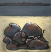 PAT MCPARLIN oil on canvas - 'Summer Coast IV', signed, 30 x 30cms Comments: unframed