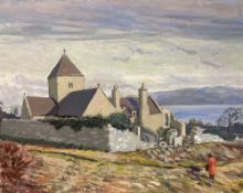 MAVIS BLACKBURN (1923-2005) oil on board - 'St Beuno's, Penmon', signed, 41 x 51cms Comments: