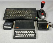 SINCLAIR RETRO ZX SPECTRUM+ & ZX81 COMPUTERS, with accessories Provenance: private collection Conwy