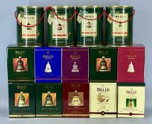 BELL'S SCOTCH WHISKY CHRISTMAS DECANTERS, fourteen 40% vol. 70cl, with original packaging