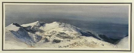 ‡ ROB PIERCY (Welsh, b. 1946) limited edition (353/500) print - 'Pedol Yr Wyddfa', signed,