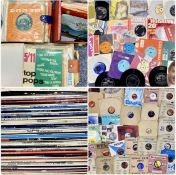 VARIOUS LP RECORDS & SINGLE RECORDS, mainly 60s / 70s, with a small selection of 78 records