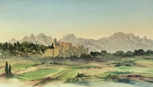 ‡ HRH THE PRINCE OF WALES limited edition (no. 32) colour print - view in the south of France,