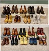 NINETEEN PAIRS OF ASSORTED BOOT STYLES, sizes 9-11, Clarks, Firetrap, Caterpillar, Pavers, Samuel