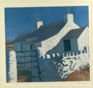 ‡ HUW JONES limited edition (23/50) print - 'Frondeg', signed, numbered, and titled in pencil, 41.